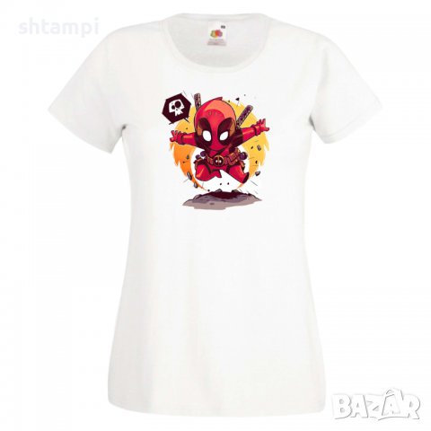 Дамска тениска Marvel Deadpool Игра,Изненада,Подарък,Геймър,, снимка 3 - Тениски - 36741041