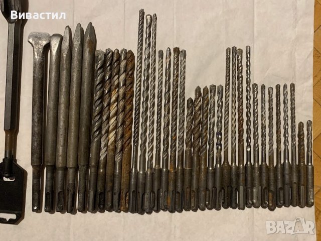 SDS PLUS Бургии,шила и секачи втора употреба и нови, снимка 3 - Други инструменти - 42890236