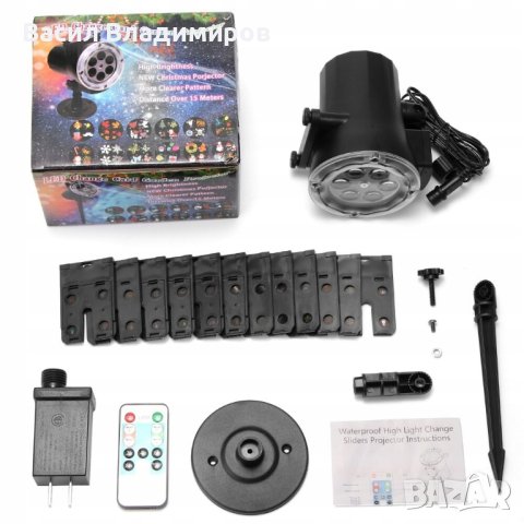 A816 Лазерен проектор с приставки 6LED, снимка 2 - Плейъри, домашно кино, прожектори - 42808342