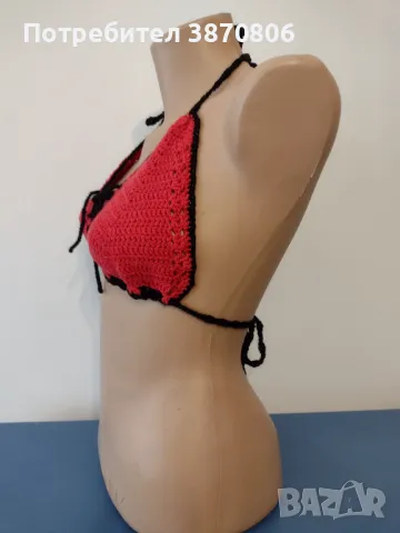 Бюстие, сутиен, акрил плаж, почивка голям размер М, L, снимка 2 - Корсети, бюстиета, топове - 50307640