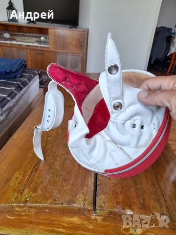 Стара мотористка Каска #6, снимка 8 - Други ценни предмети - 51536710