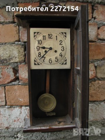 Немски стенен часовник, снимка 2 - Антикварни и старинни предмети - 31931423