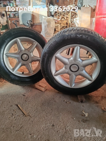 Алум.джанти R16 5х114"3 с мн.добри зимни гуми, снимка 4 - Гуми и джанти - 52925756