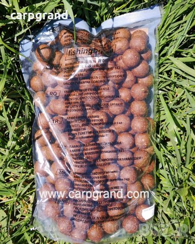 Протеинови топчета BarfinLine 1кг. – Риба и Боровинка, снимка 2 - Стръв и захранки - 36755454