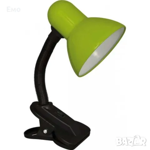 Настолна лампа със щипка с цветове за всеки стил - Кага, Е27, снимка 17 - Настолни лампи - 48615738