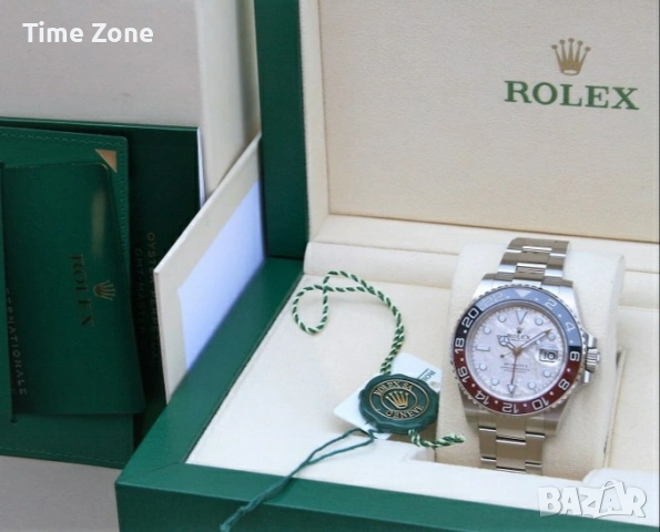 Rolex GMT-Master II 40mm "Pepsi" White Gold Meteorite Dial Ceramic Automatic Различни Варианти, снимка 2 - Мъжки - 54060782