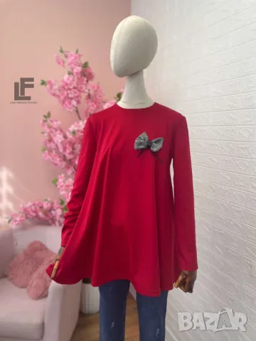 Блуза/Туника LFS Princess Red , снимка 2 - Блузи с дълъг ръкав и пуловери - 50437520