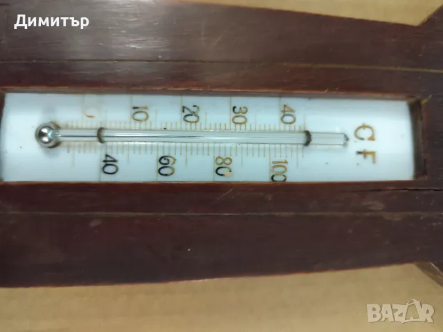 стар барометър, снимка 3 - Антикварни и старинни предмети - 48804644