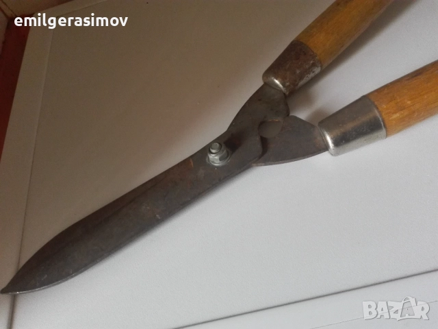 Стар бъкел за вода и ножица за храсти., снимка 8 - Антикварни и старинни предмети - 52253101