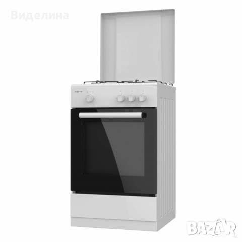 Газова печка Taurus CIG3FWHMG – 3 горелки, газова фурна 43 л, 9850 W, с дефект, снимка 4 - Печки, фурни - 52007072