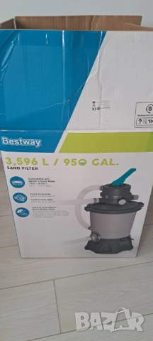 Пясъчна филтърна помпа за басейн 3596 л / ч