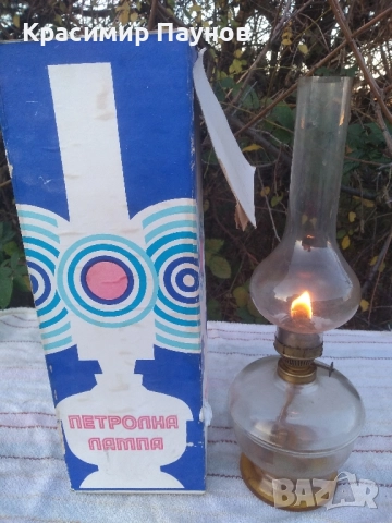 Спиртна лампа ОТК 85 г. Работеща ., снимка 3 - Декорация за дома - 52620423