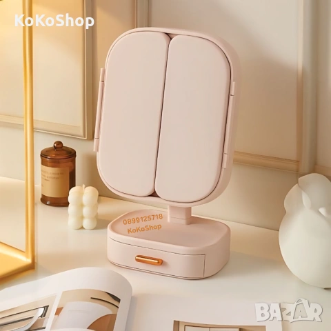 Огледало с LED светлини, тройно огледало, снимка 2 - Други - 53981223