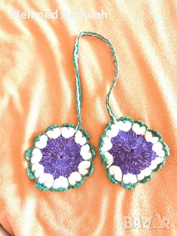 Ръчно плетена ръкохватка за горещи съдове, снимка 2 - Аксесоари за кухня - 54244186