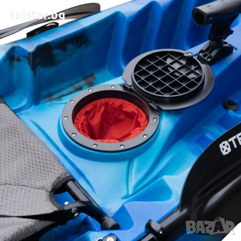 Семеен риболовен каяк HAPPINESS – триместен модел 2+1 за семейни приключения, снимка 4 - Воден транспорт - 52429845