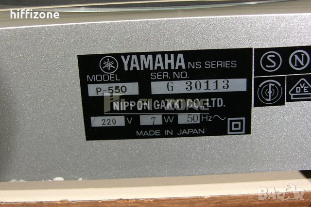 ГРАМОФОН   Yamaha p-550 , снимка 11 - Грамофони - 35059505