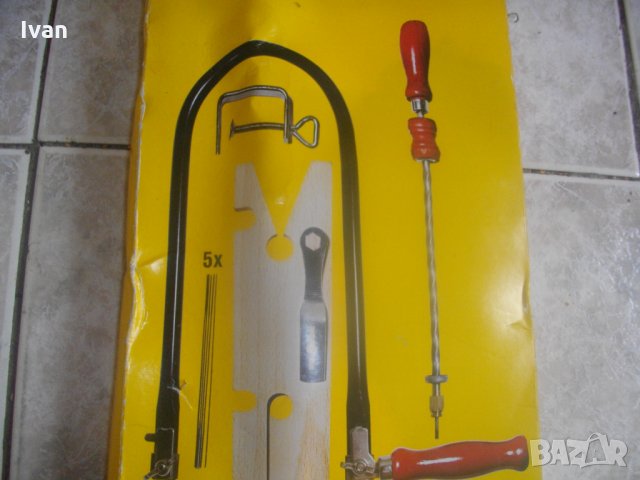 Нов Комплект-Мини Ножовка С Ръчно Шило-Пробой-За Фини Срезове, снимка 4 - Други инструменти - 33726025