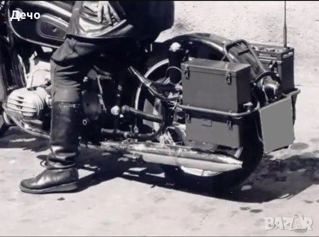 Стара Немска Военна/Полицейска FM Лампова радиостанция на Lorenz ., снимка 2 - Антикварни и старинни предмети - 54213654