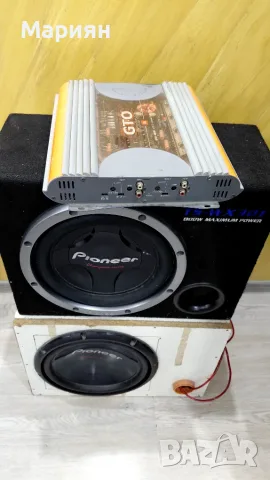 Pioneer бас каси и усилвател jbl gto 4000
