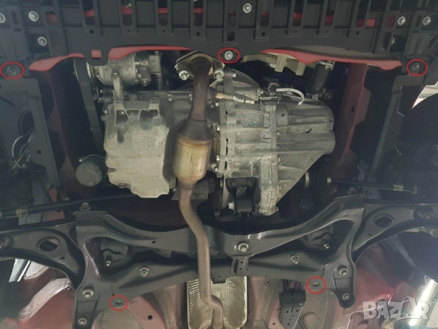 Метална кора под двигател и скоростна кутия Citroen C1 2014г – 2022г, снимка 4 - Аксесоари и консумативи - 51991392