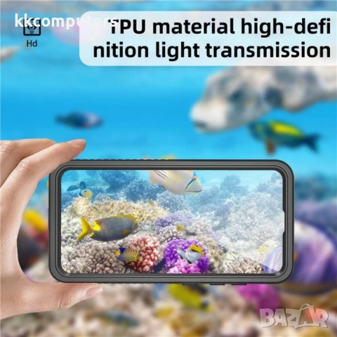 Samsung Galaxy S25+ REDPEPPER Водоустойчив / Удароустойчив Калъф + Скрийн Протектор – Черен, IP68, снимка 2 - Калъфи, кейсове - 50797332