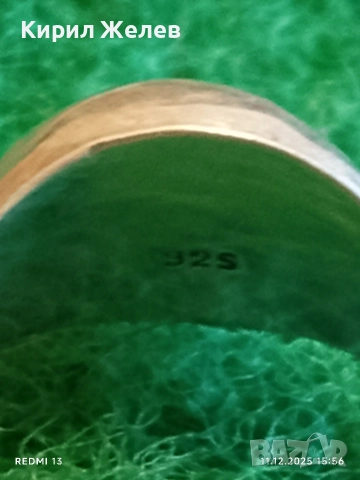 СРЕБЪРЕН ФЕШЪН АРТ ПРЪСТЕН ДИЗАЙНЕРСКИ МОДЕЛ 42587, снимка 4 - Пръстени - 52737392