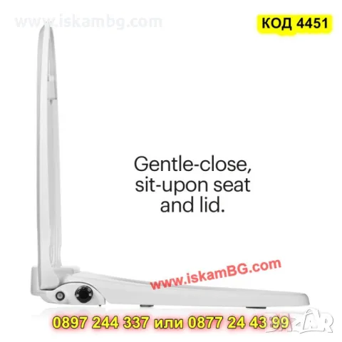 О-образна седалка за тоалетна с биде - КОД 4451, снимка 4 - Други стоки за дома - 50316776