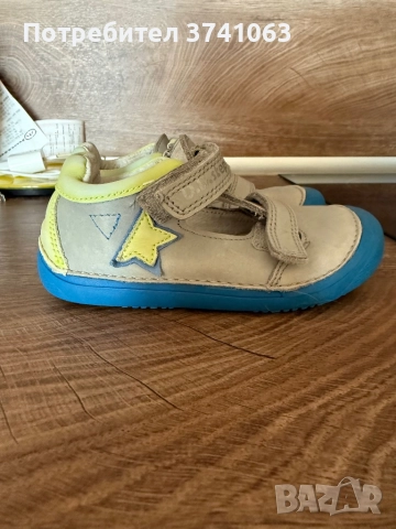 Детски кожени боси обувки DD step, снимка 2 - Детски обувки - 51568045