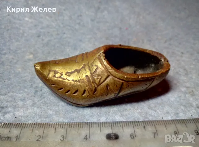 СТАРО БРОНЗИРАНО МЕДНО ЧЕХЪЛЧЕ ПЕПЕЛНИК с ОРИЕНТАЛСКА ОРНАМЕНТИКА РЪЧНА АРТ ИЗРАБОТКА 47806, снимка 10 - Антикварни и старинни предмети - 47606359