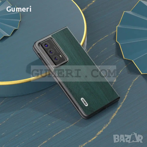 Твърд Кейс - Кожен За Huawei Honor Magic V2, снимка 5 - Калъфи, кейсове - 44934316