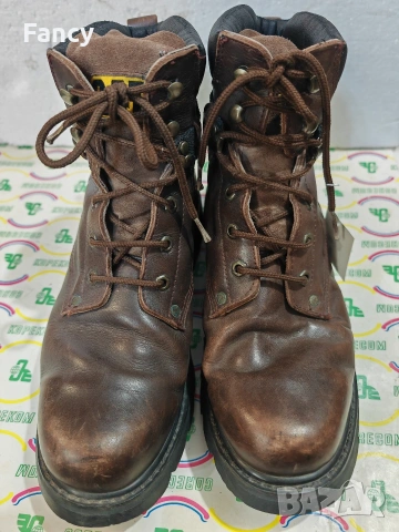 Мъжки кожени боти Caterpillar 45 номер , снимка 4 - Мъжки боти - 53335489