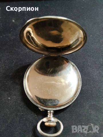 Швейцарски джобен часовник - CHEMIN DEFER TAVANES  ARGENTAN , снимка 11 - Джобни - 48739824