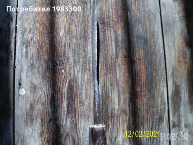 Античен нож кулак тесак сатър мачете ръчно изкован, снимка 4 - Колекции - 31785361