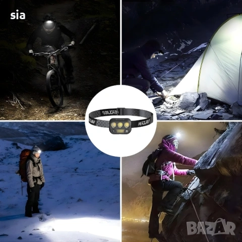 Челник със сензор + кабел за зареждане, Gesture control, снимка 3 - Къмпинг осветление - 54339448