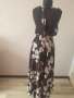 Ефирна дълга рокля на цветя с гол гръб - 45,00лв., снимка 3