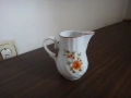 Български порцеланов чайник и латиера, снимка 12