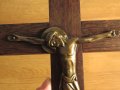 Стар кръст разпятие Христово, Исус Христос 24 х 19 см , снимка 3