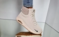 Nike Дамски Бежови Зимни Боти Найк Код V8, снимка 4