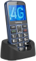 Нов Мобилен телефон с големи бутони за възрастни Отключен SOS бутон, снимка 1 - Други - 44580821