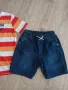 Сет тениска и къси дънкови панталони размер 134 - 140 см, снимка 4