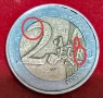 2Евро Германия със дефект 2002г.Със буквата (F). , снимка 2
