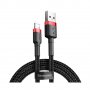 BASEUS CALKLF-R91 - USB Lightning кабел с оплетка за iPhone, iPad и iPod (3 метра), снимка 2
