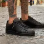 Adidas Superstar Triple Black Мъжки Черни Маратонки С Кутия👟Мъжки Спортни Обувки Код S472, снимка 1