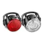 Комплект LED светлини за велосипед, Водоустойчиви, Кръгли, USB, ZH-068, снимка 2