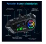 Bluetooth интеркоми за каска 6.0, CVC DSP шумопотискане, LED дисплей, IPX6, 1000 mAh, снимка 4