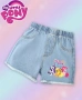 5/6г My little pony страхотно лятно комплектче блузка с къси дънкови гащи Ново , снимка 2