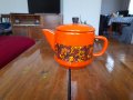 Стар емайлиран чайник #33, снимка 1 - Антикварни и старинни предмети - 34447920