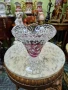 Прекрасна антикварна колекционерска немска кристална ваза , снимка 3