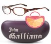 ПРОМО 🍊 JOHN GALLIANO 🍊 Кафяви дамски рамки за очила BROWN WAVES нови с кутия