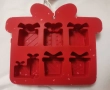 6 подаръка подаръци подарък Коледен силиконов молд форма гипс шоколад свещ сапун бонбони, снимка 2